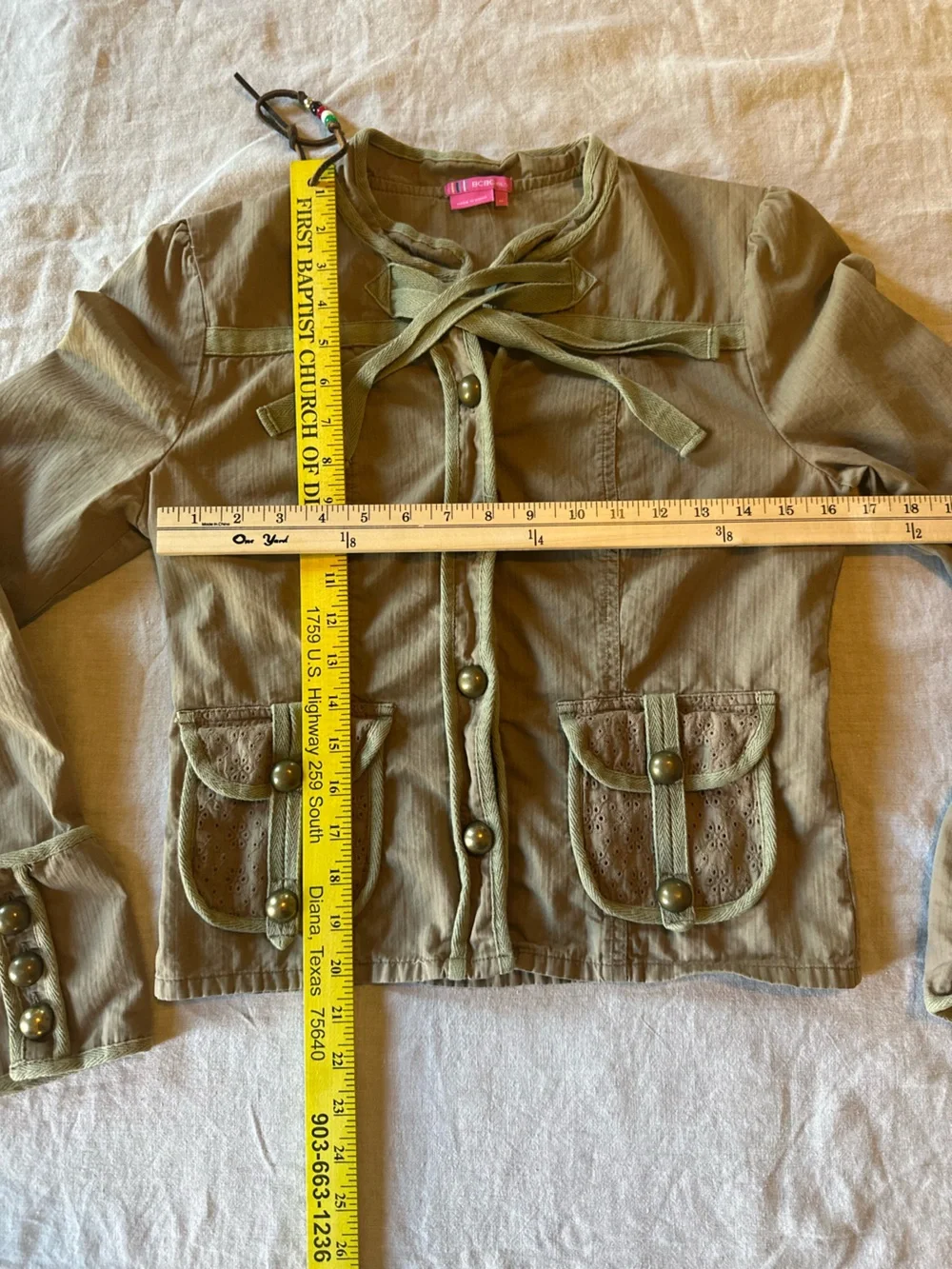 BCBGirls cropped utility
